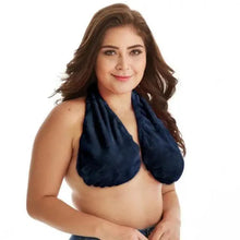 将图片加载到图库查看器,Comfortable Women Towel Bra Chest Hanging Neck Wrapped Big Bra Breastfeeding Lightweight Ladies Towel Bra