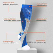 将图片加载到图库查看器,Compression Socks Nylon Medical Nursing Stockings Specializes Outdoor Cycling Sport Socks Men,20-30mmhg Run Nurse Socks for Edema Diabetic Varicose Veins Fast-drying Breathable Adult Sports Socks