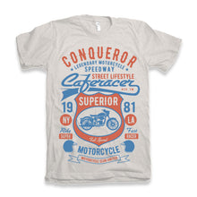 将图片加载到图库查看器,Conqueror Speedway Men's Bamboo Viscose/Organic Cotton Short Sleeve Graphic T-Shirt