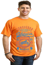 将图片加载到图库查看器,Conqueror Speedway Men's Bamboo Viscose/Organic Cotton Short Sleeve Graphic T-Shirt