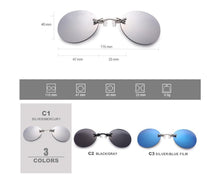 Load image into Gallery viewer, Convenient And Lightweight Sun Protection Sunglasses New Clip On Nose Glasses New Round Rimless Matrix Shape Sunglasses For Men & Women Mini Frameless Vintage Sunglasses For men