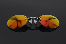 Load image into Gallery viewer, Convenient And Lightweight Sun Protection Sunglasses New Clip On Nose Glasses New Round Rimless Matrix Shape Sunglasses For Men & Women Mini Frameless Vintage Sunglasses For men