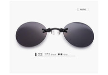 Load image into Gallery viewer, Convenient And Lightweight Sun Protection Sunglasses New Clip On Nose Glasses New Round Rimless Matrix Shape Sunglasses For Men & Women Mini Frameless Vintage Sunglasses For men