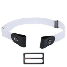 Load image into Gallery viewer, Cool Buckle-Free Stretch Elastic Waist Belt Unisex Style No Buckle Fashion Waistbands For Men And Women Simple Black Stretch Belt Invisible Elastic Belt For Jeans Pants Dresses