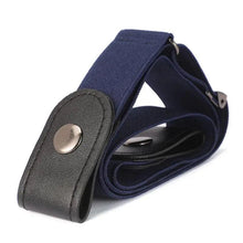 Load image into Gallery viewer, Cool Buckle-Free Stretch Elastic Waist Belt Unisex Style No Buckle Fashion Waistbands For Men And Women Simple Black Stretch Belt Invisible Elastic Belt For Jeans Pants Dresses