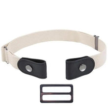 Load image into Gallery viewer, Cool Buckle-Free Stretch Elastic Waist Belt Unisex Style No Buckle Fashion Waistbands For Men And Women Simple Black Stretch Belt Invisible Elastic Belt For Jeans Pants Dresses