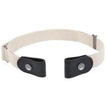 Load image into Gallery viewer, Cool Buckle-Free Stretch Elastic Waist Belt Unisex Style No Buckle Fashion Waistbands For Men And Women Simple Black Stretch Belt Invisible Elastic Belt For Jeans Pants Dresses