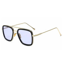 Load image into Gallery viewer, Cool Glasses Modern Elegant Cosplay Vintage Retro Sunglasses Vintage Aviator Square Sunglasses for Men Gold Frame Retro Classic Sunglasses