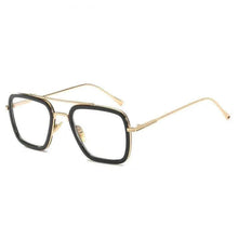 Load image into Gallery viewer, Cool Glasses Modern Elegant Cosplay Vintage Retro Sunglasses Vintage Aviator Square Sunglasses for Men Gold Frame Retro Classic Sunglasses