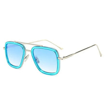 Load image into Gallery viewer, Cool Glasses Modern Elegant Cosplay Vintage Retro Sunglasses Vintage Aviator Square Sunglasses for Men Gold Frame Retro Classic Sunglasses