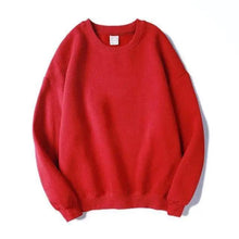 Load image into Gallery viewer, Cool Sweatshirts Men Streetwear Solid Pullover Sweatshirt For Men Sweatshirts for Women Casual Long Sleeve Round Neck Sweatshirts