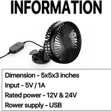 将图片加载到图库查看器,Cooling Car Fan USB Plug for Car/Vehicle