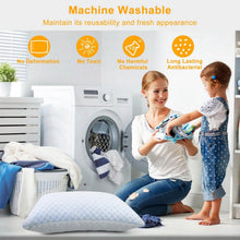 将图片加载到图库查看器,Cooling Memory Foam Pillow Ventilated with Cooling Gel Infused Memory Foam