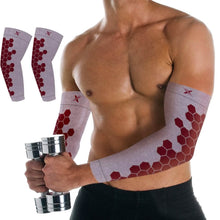Load image into Gallery viewer, Copper Infused Arm Compression Elbow Support Sleeves