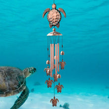 Load image into Gallery viewer, Copper Wind Chimes Outdoor Classic Wind Chimes Memorial Wind Chime Gifts for Grand Mother Garden Yard Decor Gift