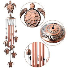 Load image into Gallery viewer, Copper Wind Chimes Outdoor Classic Wind Chimes Memorial Wind Chime Gifts for Grand Mother Garden Yard Decor Gift