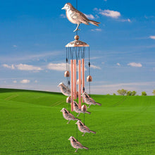 Load image into Gallery viewer, Copper Wind Chimes Outdoor Classic Wind Chimes Memorial Wind Chime Gifts for Grand Mother Garden Yard Decor Gift