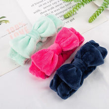 将图片加载到图库查看器,Coral Fleece Soft Headband Cross Top Knot Hairband Elastic Hair Band For Women Girls Wash Face Turban Headwear Gorgeous Hair Accessories For Women