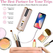 将图片加载到图库查看器,Cordless Automatic Portable Ceramic Barrel Hair Curler