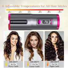 将图片加载到图库查看器,Cordless Automatic Portable Ceramic Barrel Hair Curler