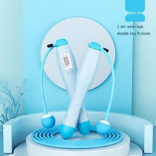 Load image into Gallery viewer, Cordless Electronic Skipping Rope Gym Fitness Cordless Skipping Smart Jump Rope With LCD Screen Counting Speed Skipping Rope With Calorie Counter Adjustable Digital Weighted Jumping Rope For Fitness Exercise Cordless Jump Rope Suitable For Women