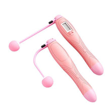 Load image into Gallery viewer, Cordless Electronic Skipping Rope Gym Fitness Cordless Skipping Smart Jump Rope With LCD Screen Counting Speed Skipping Rope With Calorie Counter Adjustable Digital Weighted Jumping Rope For Fitness Exercise Cordless Jump Rope Suitable For Women