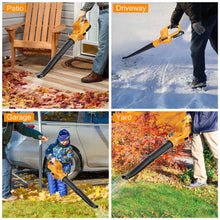 Load image into Gallery viewer, Cordless Leaf Blower Battery Powered Max 124MPH 300CFM with 2 Adjustable Speeds