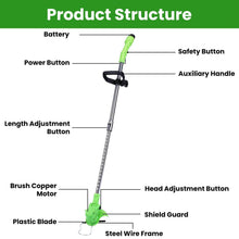 将图片加载到图库查看器,Cordless Rechargeable Grass Trimmer