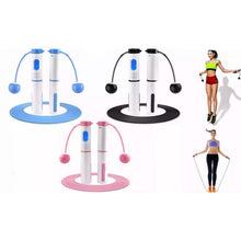 Load image into Gallery viewer, Cordless Weighted Jump Rope Digital Smart Skipping Jump Ropes with Counter