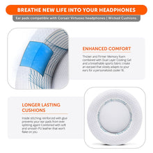 Load image into Gallery viewer, Corsair Virtuoso Earpads - WC FreeZe Cooling Gel