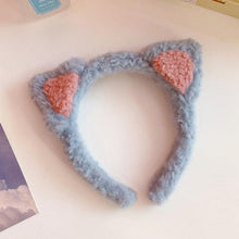 Load image into Gallery viewer, Cotton Cat's ears Autumn Winter 1Pc Plush Soft Warm Headband Hair Band Headwear for Women Girl Mix Styling Gorgeous Hair Accessories For Women