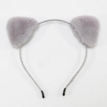 Load image into Gallery viewer, Cotton Cat's ears Autumn Winter 1Pc Plush Soft Warm Headband Hair Band Headwear for Women Girl Mix Styling Gorgeous Hair Accessories For Women