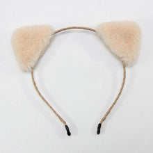 Load image into Gallery viewer, Cotton Cat's ears Autumn Winter 1Pc Plush Soft Warm Headband Hair Band Headwear for Women Girl Mix Styling Gorgeous Hair Accessories For Women