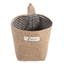 Load image into Gallery viewer, Cotton Linen Hanging Bag Home Gadget Storage Organizer