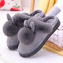 将图片加载到图库查看器,Cotton Women Cute Slippers Indoor Shoes For Women Winter Home Slippers Warm Footwear Winter Cotton Slippers Memory Foam House Slippers Cozy Fluffy Bedroom Couples Slippers