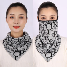 将图片加载到图库查看器,Cotton Women Mask Scarf Face Mascarillas Wraps Floral Print Lady Warm Neck Scarves Foulard Bandana Reusable Outdoor Riding Masks Scarf Neck Gaiter Headwear Headband Head Wrap Scarf Mask Neck Ear Warmers Headbands Perfect Bandana