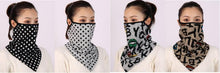 将图片加载到图库查看器,Cotton Women Mask Scarf Face Mascarillas Wraps Floral Print Lady Warm Neck Scarves Foulard Bandana Reusable Outdoor Riding Masks Scarf Neck Gaiter Headwear Headband Head Wrap Scarf Mask Neck Ear Warmers Headbands Perfect Bandana