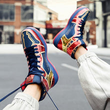 将图片加载到图库查看器,Couple Fashion High Quality Mens Sneakers Women Classic Multicolor Casual Shoes Spring Autumn Vulcanized Mens Sports Walking Jogging Non Slip Athletic Mens Sneakers