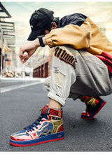 将图片加载到图库查看器,Couple Fashion High Quality Mens Sneakers Women Classic Multicolor Casual Shoes Spring Autumn Vulcanized Mens Sports Walking Jogging Non Slip Athletic Mens Sneakers