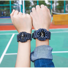 Load image into Gallery viewer, Couple Watch Fashion Strap Practical Waterproof Multifunctional Digital Wristwatch Dual Display Men's Digital Watch Military Watch Daily Sports Large Dial Men's Wrist Watch
