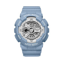 Load image into Gallery viewer, Couple Watch Fashion Strap Practical Waterproof Multifunctional Digital Wristwatch Dual Display Men's Digital Watch Military Watch Daily Sports Large Dial Men's Wrist Watch