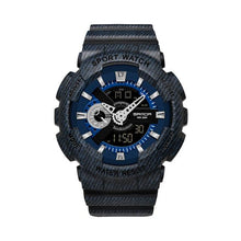 Load image into Gallery viewer, Couple Watch Fashion Strap Practical Waterproof Multifunctional Digital Wristwatch Dual Display Men's Digital Watch Military Watch Daily Sports Large Dial Men's Wrist Watch