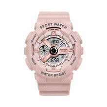 Load image into Gallery viewer, Couple Watch Fashion Strap Practical Waterproof Multifunctional Digital Wristwatch Dual Display Men's Digital Watch Military Watch Daily Sports Large Dial Men's Wrist Watch