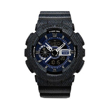 Load image into Gallery viewer, Couple Watch Fashion Strap Practical Waterproof Multifunctional Digital Wristwatch Dual Display Men's Digital Watch Military Watch Daily Sports Large Dial Men's Wrist Watch
