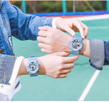 Load image into Gallery viewer, Couple Watch Fashion Strap Practical Waterproof Multifunctional Digital Wristwatch Dual Display Men's Digital Watch Military Watch Daily Sports Large Dial Men's Wrist Watch