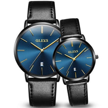 将图片加载到图库查看器,Couple Watches Popular Casual Quartz Women Men Watch Clock Boys Girls Ultra Thin Leather Wristwatch Minimalist Analog Quartz Ultra Thin Watches Leather Strap Fashion Casual Date Watch Waterproof Wrist Watch