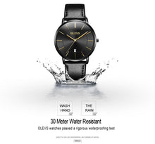 将图片加载到图库查看器,Couple Watches Popular Casual Quartz Women Men Watch Clock Boys Girls Ultra Thin Leather Wristwatch Minimalist Analog Quartz Ultra Thin Watches Leather Strap Fashion Casual Date Watch Waterproof Wrist Watch