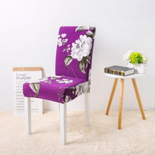 将图片加载到图库查看器,Covers for Dining Room Seat Protector Stretch Removable Printed Chair Cover Elastic Seat Chair Covers Removable And Washable Stretch Banquet Hotel Dining Room Washable Furniture Chair for Kids Pets Home Ceremony Banquet Wedding Party