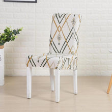 将图片加载到图库查看器,Covers for Dining Room Seat Protector Stretch Removable Printed Chair Cover Elastic Seat Chair Covers Removable And Washable Stretch Banquet Hotel Dining Room Washable Furniture Chair for Kids Pets Home Ceremony Banquet Wedding Party