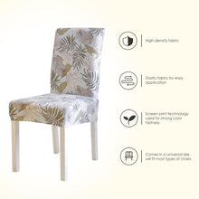 将图片加载到图库查看器,Covers for Dining Room Seat Protector Stretch Removable Printed Chair Cover Elastic Seat Chair Covers Removable And Washable Stretch Banquet Hotel Dining Room Washable Furniture Chair for Kids Pets Home Ceremony Banquet Wedding Party